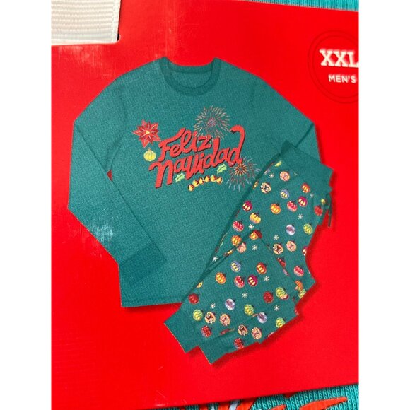 Wondershop‎ Mens XXL Feliz Navidad 2-Piece Family Sleep Set - Picture 2 of 5